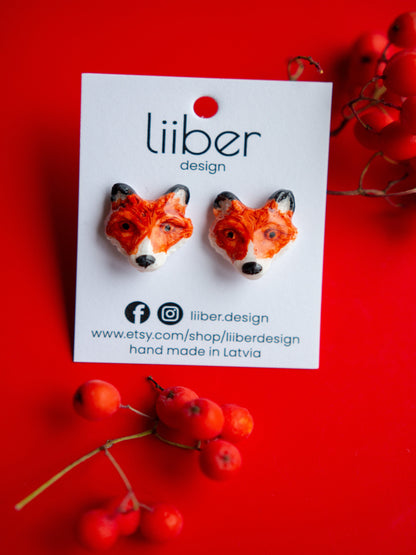 Earrings - FOXES