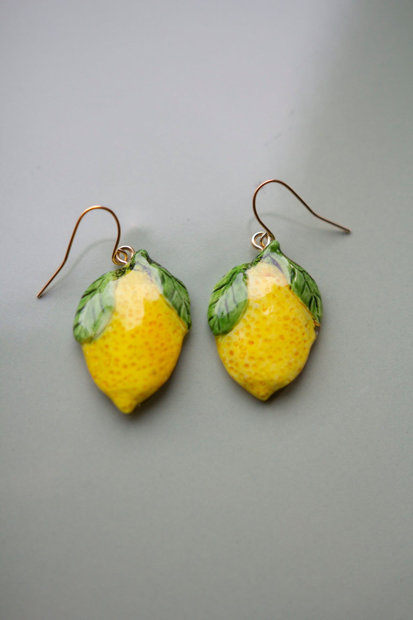 Earrings - RED PEONIES