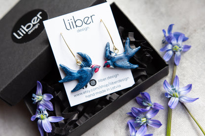 Earrings - SWALLOWS